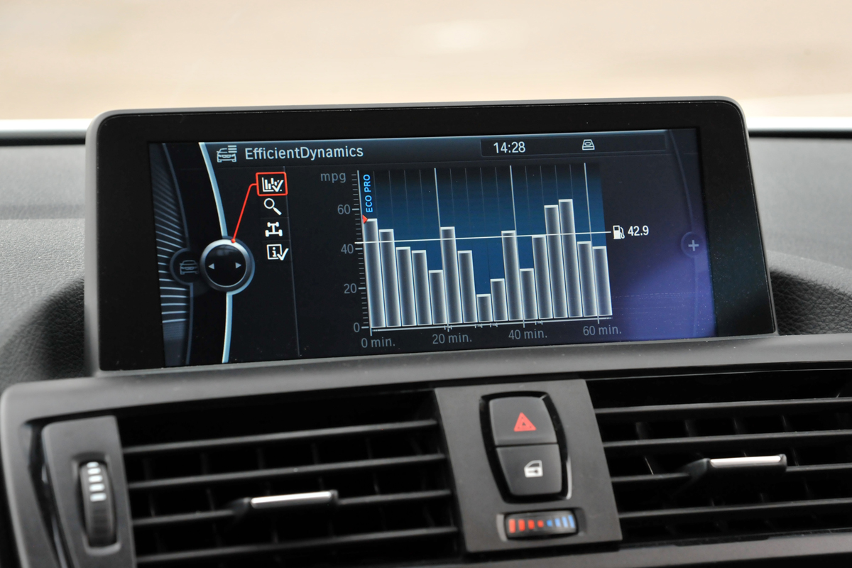 BMW 116d ED sat-nav