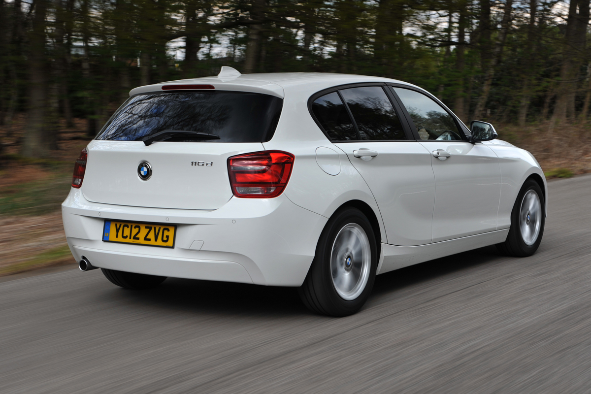 BMW 116d ED rear tracking
