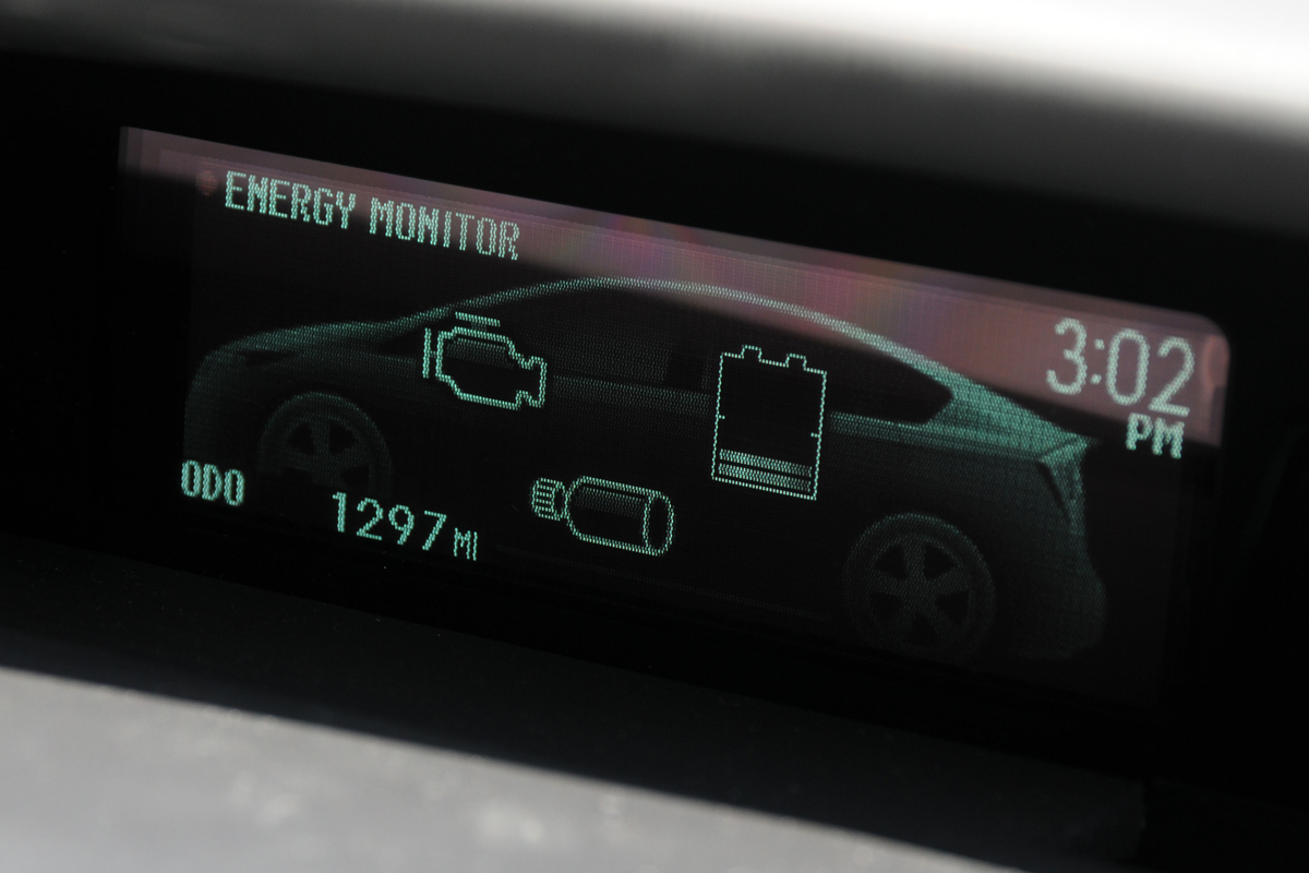 Toyota Prius 1.8 T Spirit display