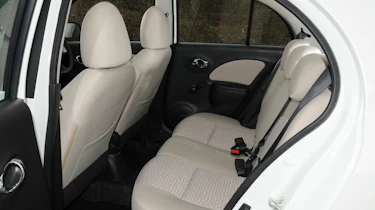 Nissan Micra DiG-S Shiro rear seats