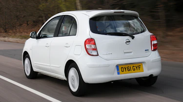 Nissan Micra DiG-S Shiro rear tracking