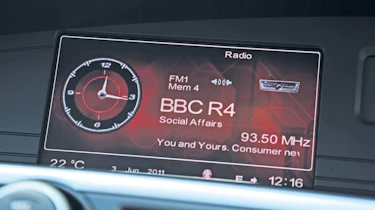 MG6 dash screen