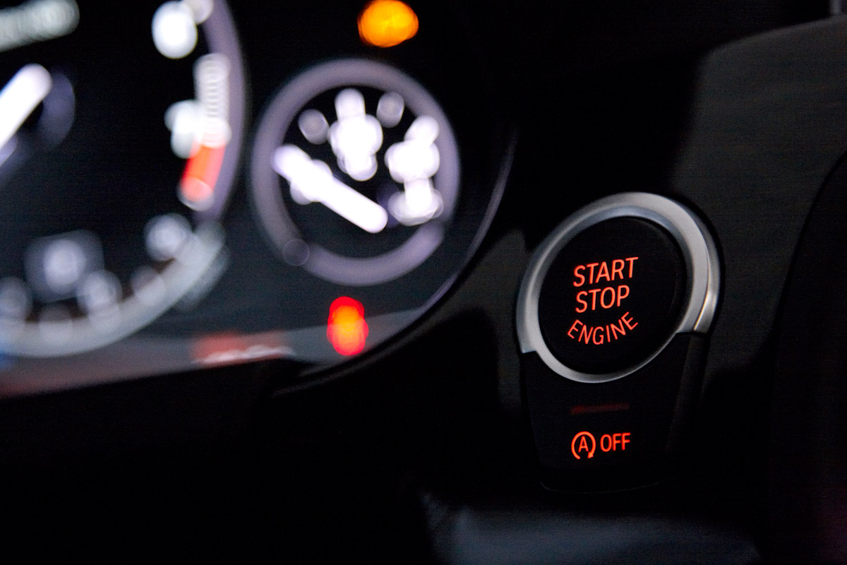 BMW 6-Series Coupe stop start interior