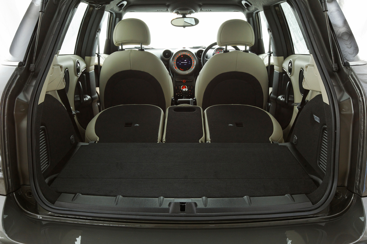 MINI Countryman seats folded
