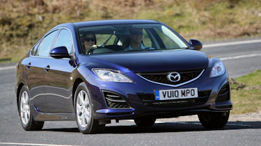 Mazda 6 front cornering