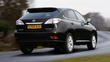 Lexus RX 450h rear cornering
