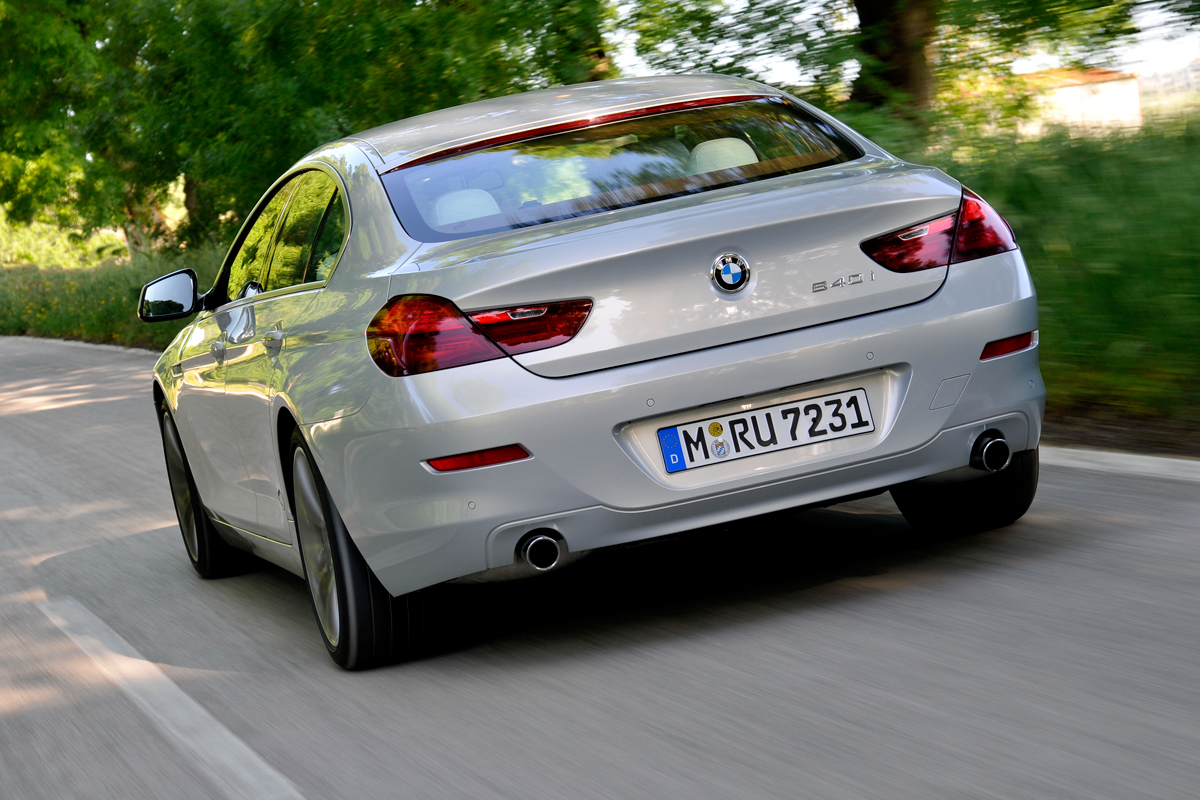 BMW 640i Gran Coupe rear tracking