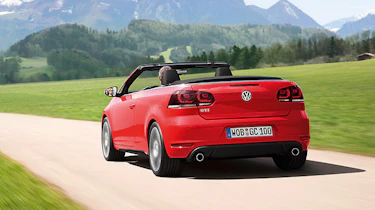 VW Golf GTI Cabriolet rear tracking