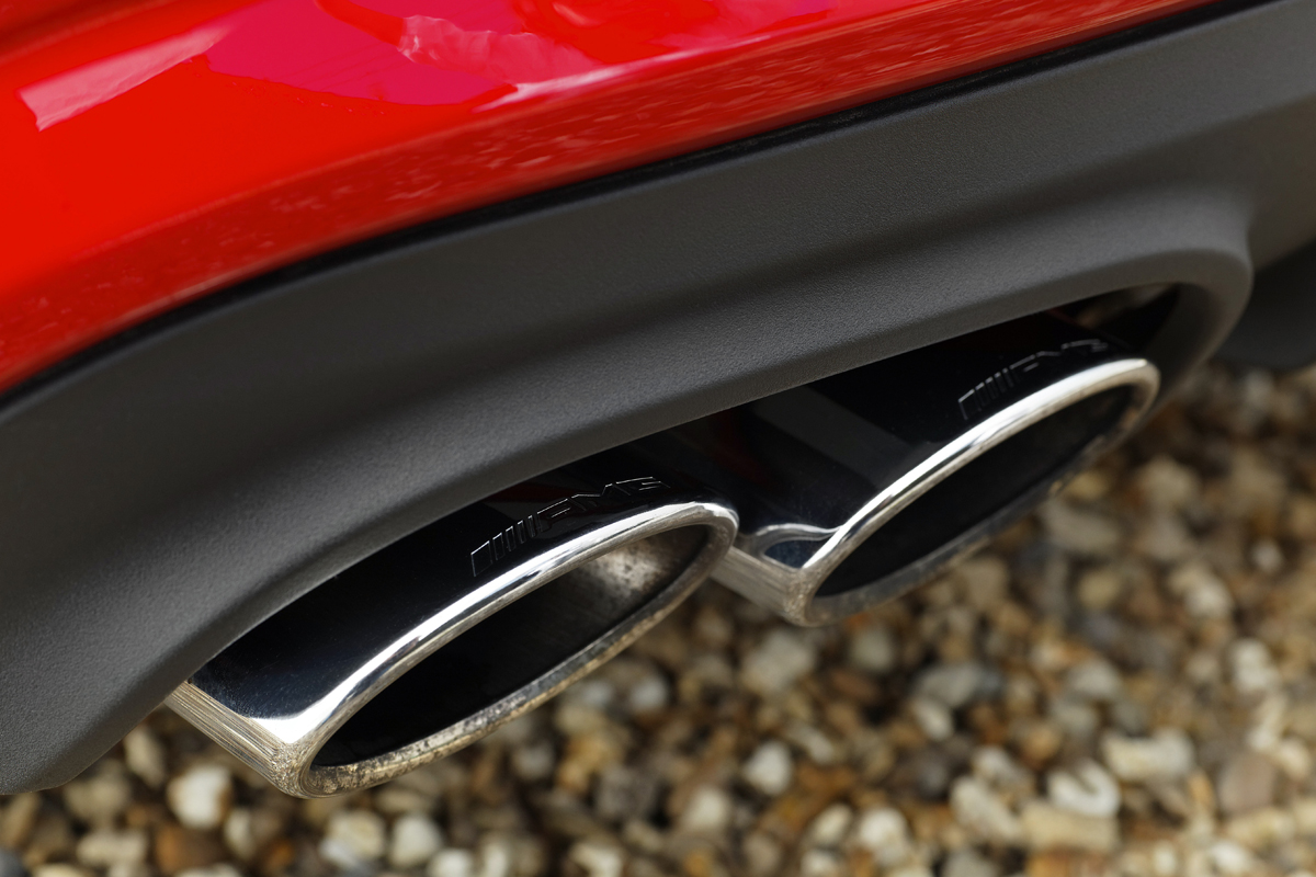 Mercedes SLK55 AMG exhausts