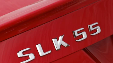 Mercedes SLK55 AMG badge