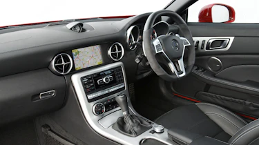 Mercedes SLK55 AMG interior
