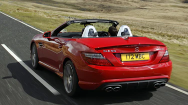 Mercedes SLK55 AMG rear tracking