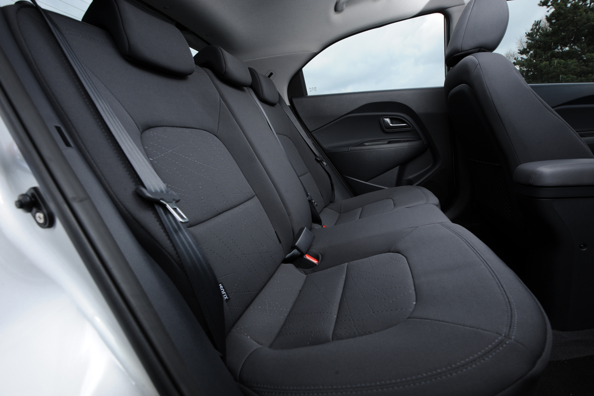 Kia Rio rear seats