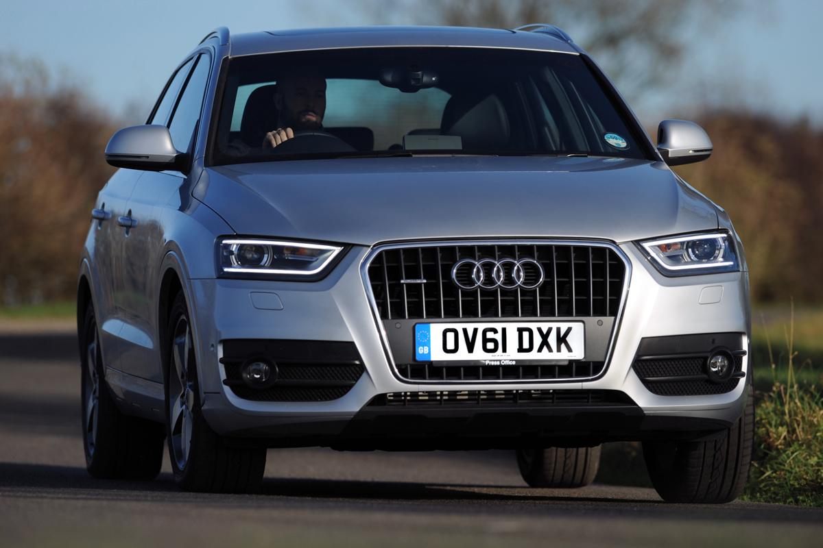 Audi Q3 front cornering