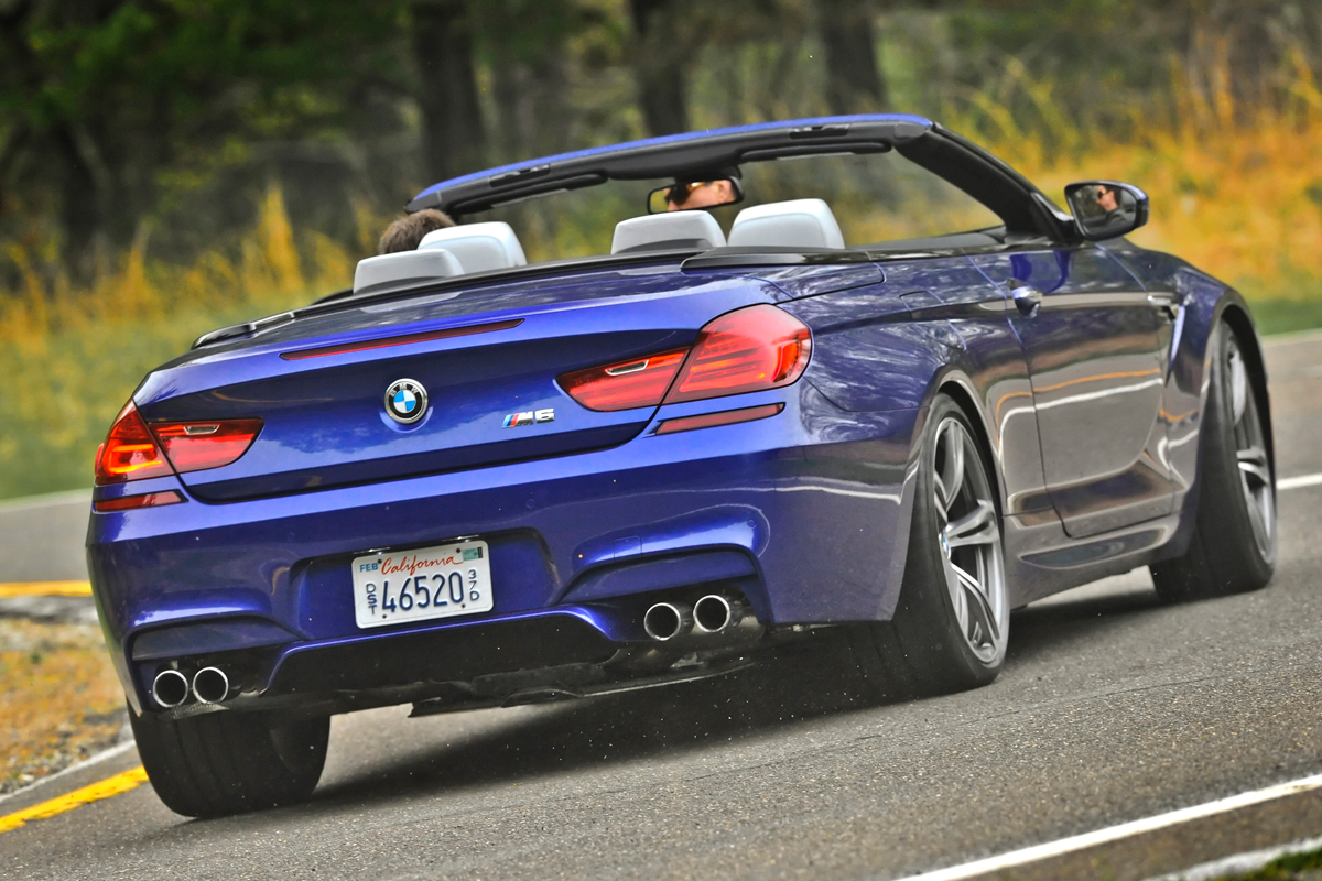 BMW M6 Convertible rear cornering
