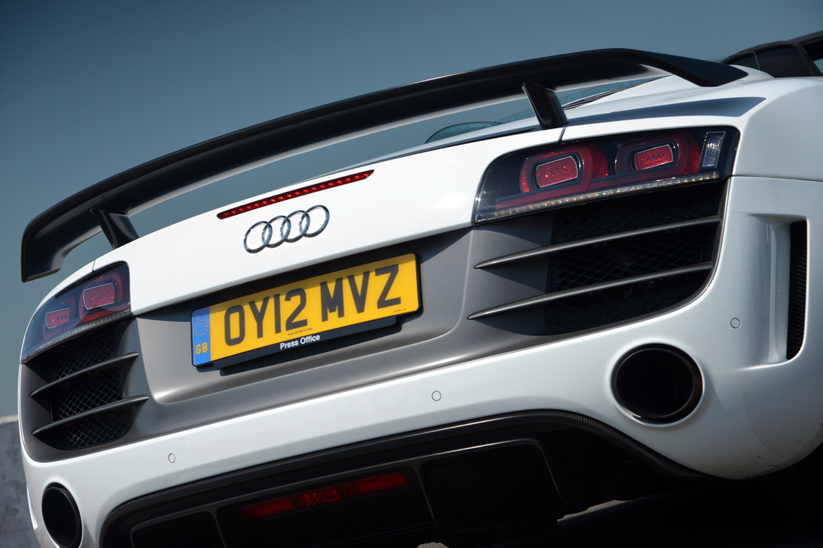 Audi R8 GT Spyder rear detail