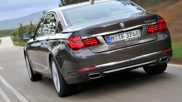 2012 BMW 7 Series Li rear-tracking