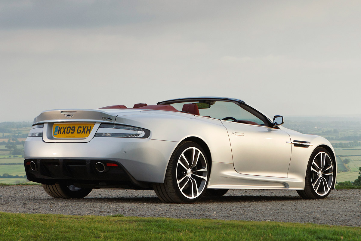 Aston Martin DBS Volante convertible rear