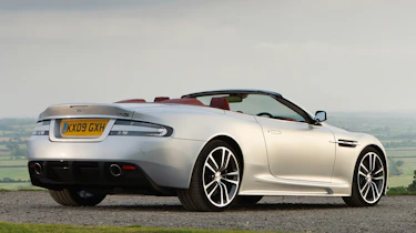 Aston Martin DBS Volante convertible rear