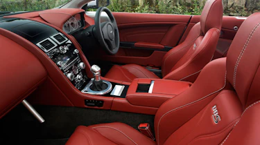 Aston Martin DBS Volante convertible dash
