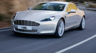 Aston Martin Rapide hatchback front tracking