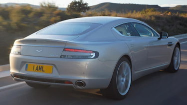 Aston Martin Rapide hatchback rear tracking