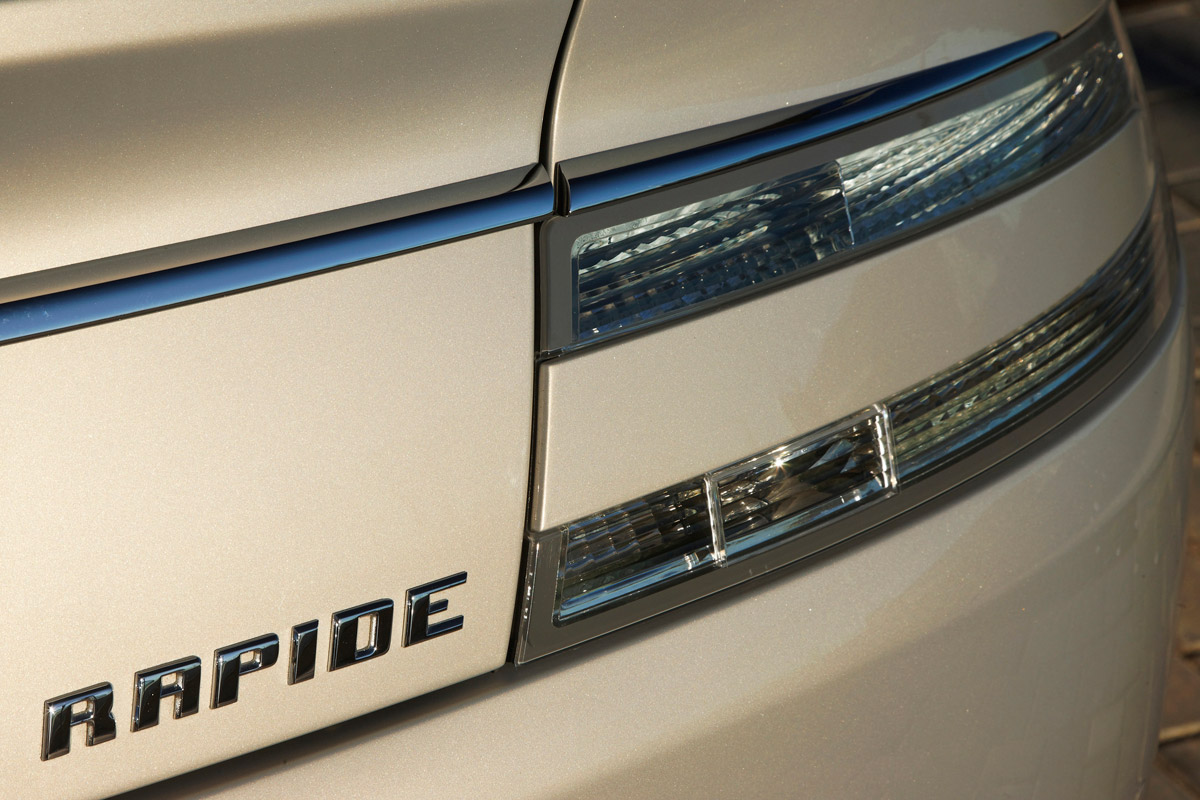 Aston Martin Rapide hatchback badge