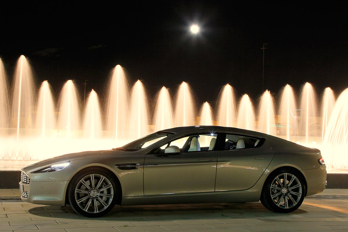Aston Martin Rapide hatchback profile