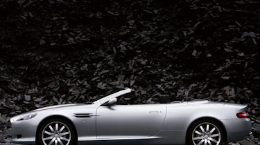 Aston Martin DB9 Volante convertible profile