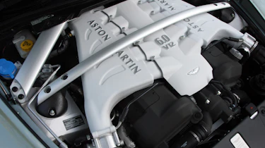 Aston Martin V12 Vantage coupe engine