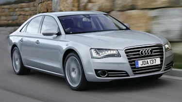 Audi A8 saloon front tracking
