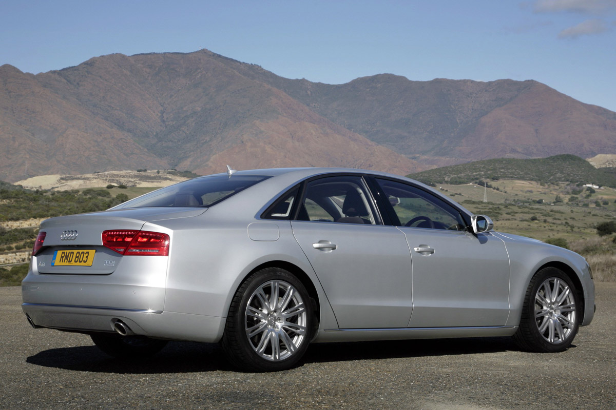 Audi A8 saloon rear
