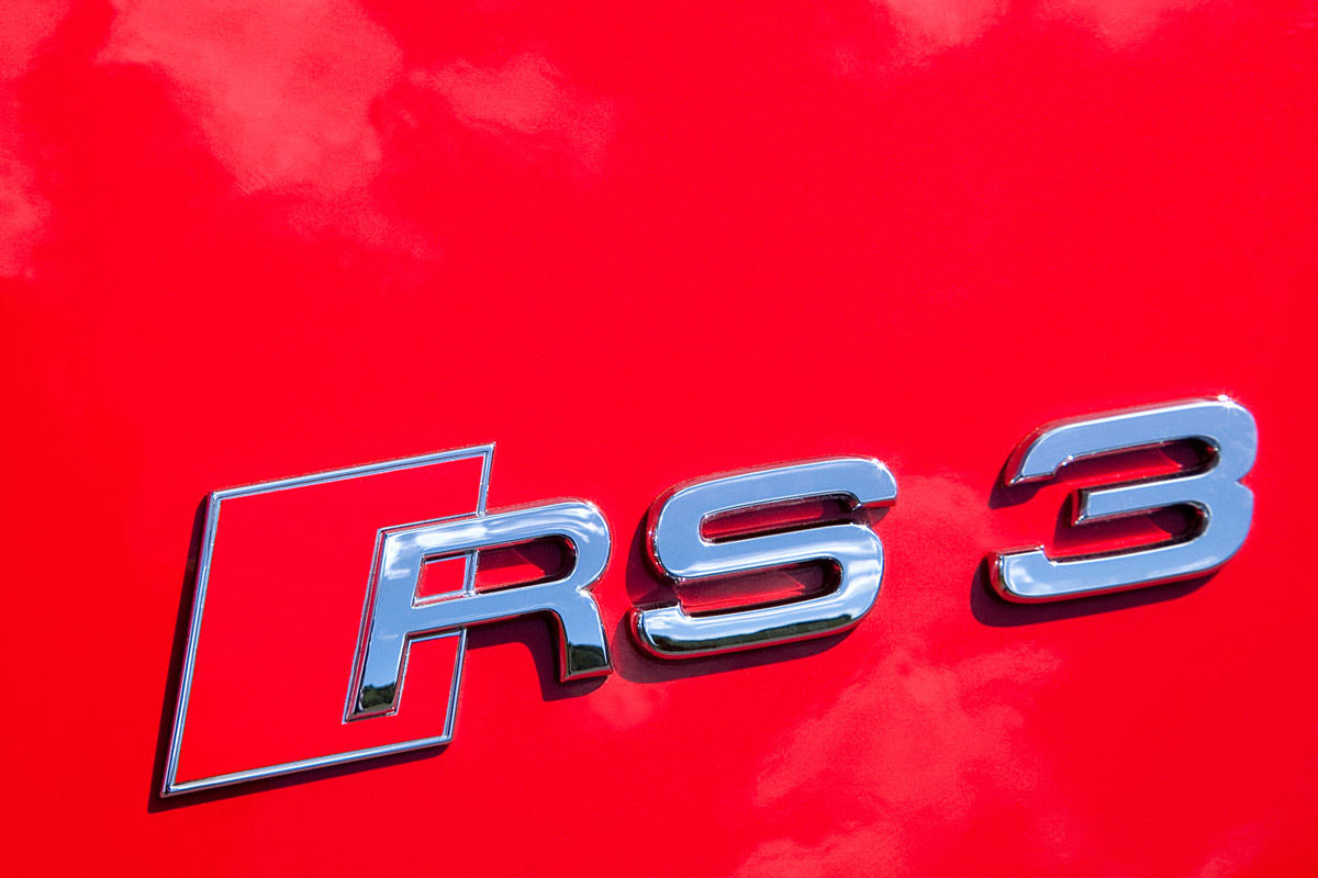 Audi RS3 Sportback badge