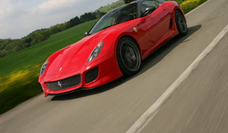 Ferrari 599 GTO coupe front tracking