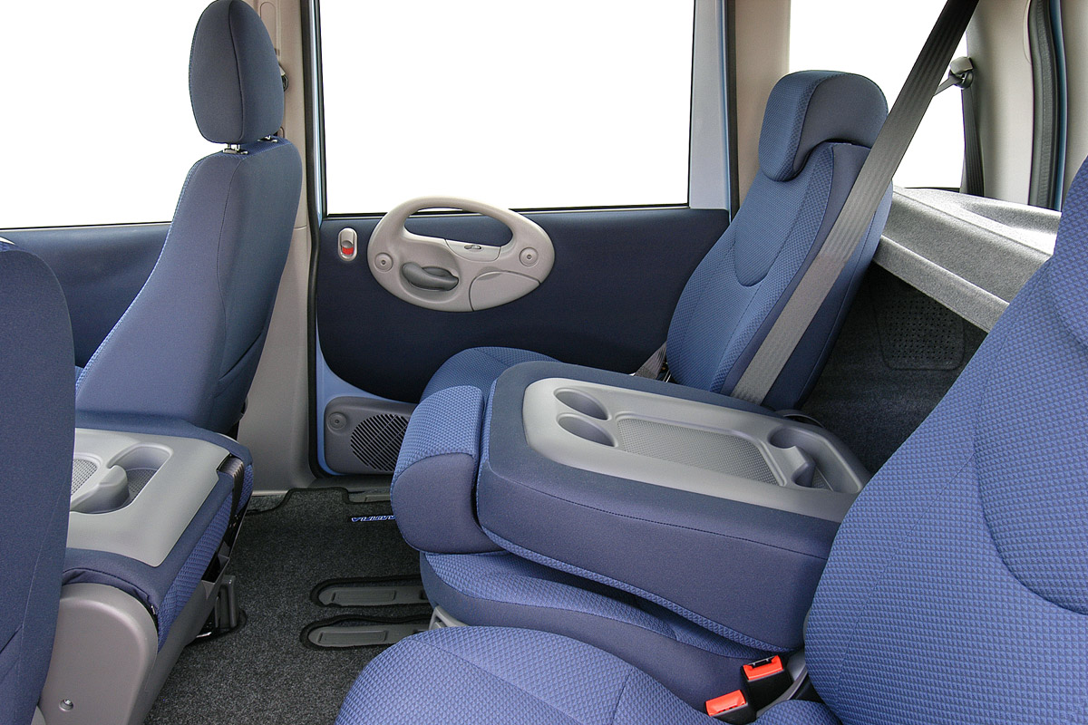 Fiat Multipla mpv rear seats