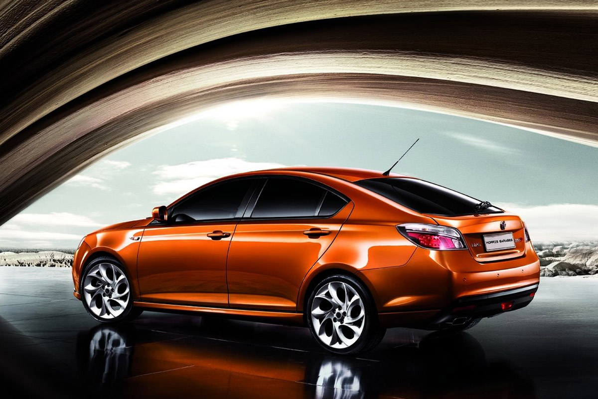 MG Motors MG6 saloon profile
