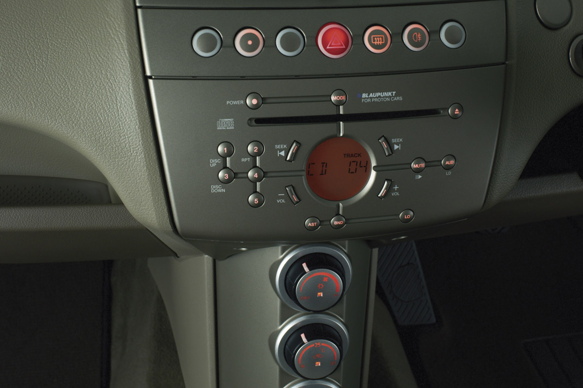 Proton Gen-2 hatchback interior detail
