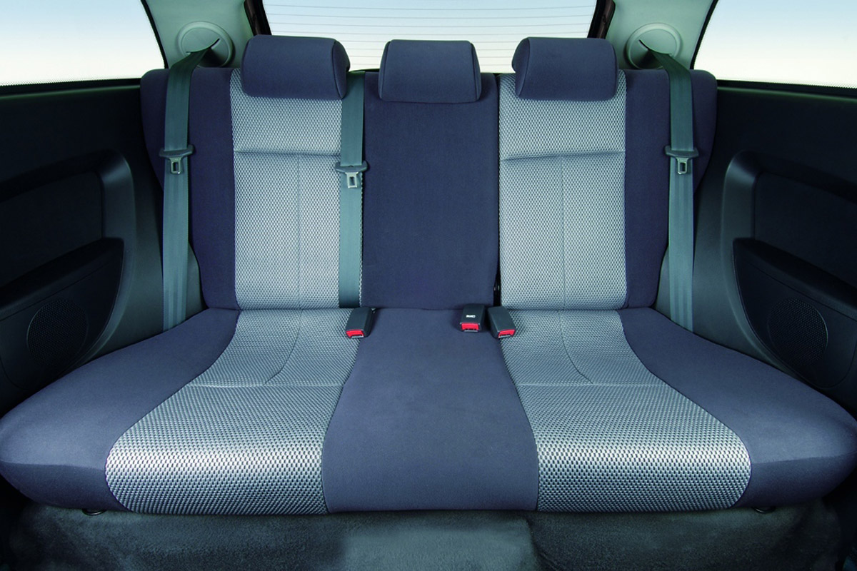 Proton Satria Neo hatchback rear seats