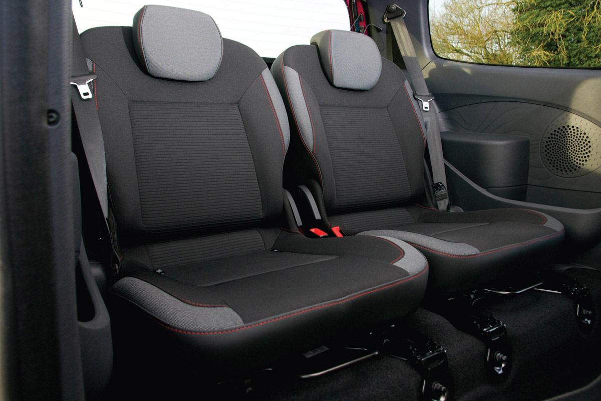 Renault Twingo hatchback rear seats