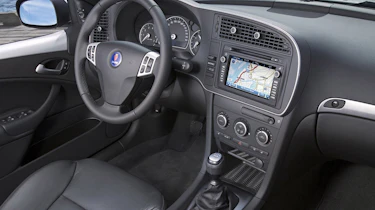 Saab 9-3 convertible dash