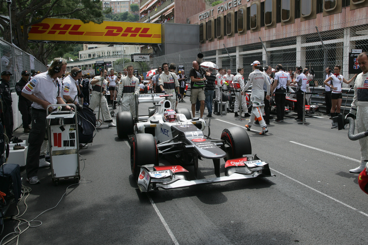 Kamui Kobayashi on the grid
