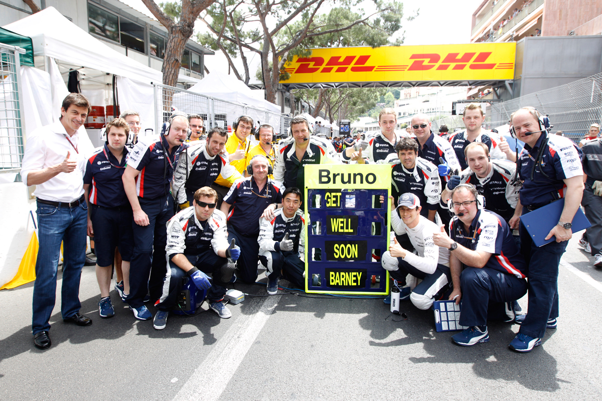 Williams' message to their injured mechanic