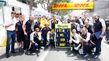 Williams' message to their injured mechanic