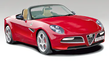 New Alfa Romeo Spider front three-quarters