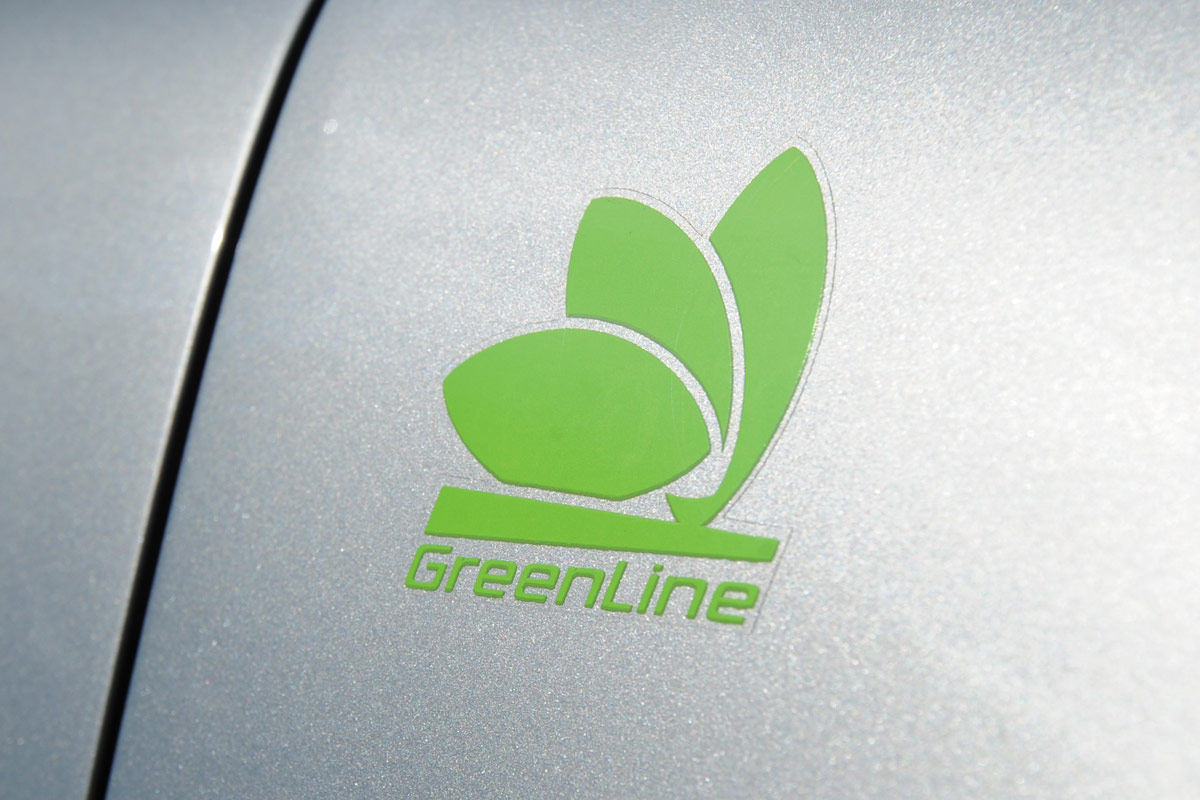 Skoda Yeti GreenLine badge