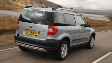Skoda Yeti GreenLine rear tracking
