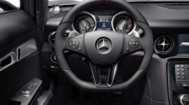 Mercedes SLS AMG GT head on interior