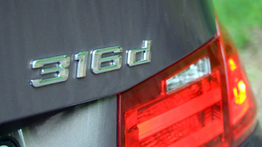 BMW 316d badge