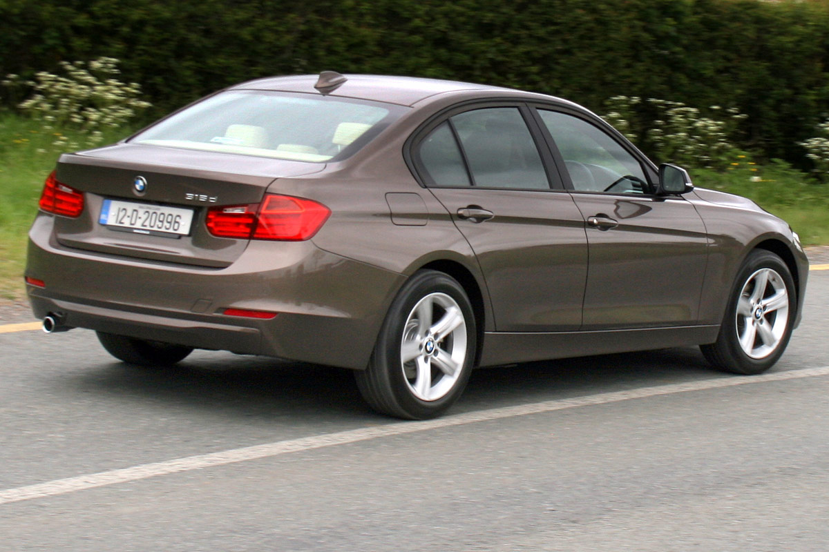BMW 316d rear tracking