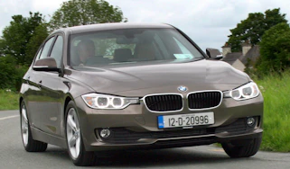 BMW 316d front cornering